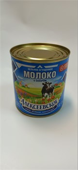 Молоко сгущ.цельн. м.д.ж 8,5% 380г ж/б Алексеевское 1/20шт НФ-00000674 - фото 2205