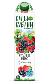 Сады Кубани Нектар 1л ягодный микс д/пит 1/12шт УТ-00024746 - фото 2950