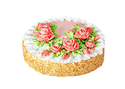 Торт "Праздничный 1,3кг" 1/4 35613