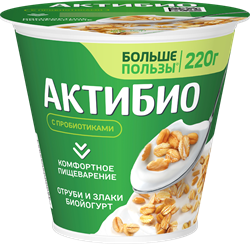 АКТИБИО ЙОГ 220 ОТРУБИ-ЗЛАКИ 1/6ШТ 194600