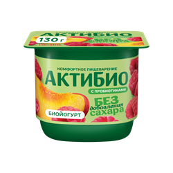 АКТИБИО ЙОГ 130 ПЕРСИК-МАЛИНА 1/12 б/с 200668