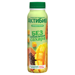 АКТИБИО ЙОГ ПИТ 260 МАНГО-ПАПАЙЯ П9 б/с 200667