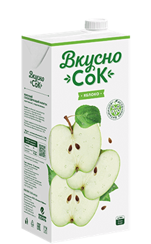 ВкусноСок 0,95л Яблочный т/пак 1/12шт УТ-00023968