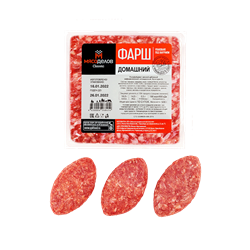 Фарш Домашний "Мясоделов" 500 гр. шт. ТФ3 в/у кор. S зам. ГСП301174