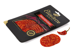 Пипперони с/к "Эликатессе" 0,10 кг.шт. нарезка (лоток с ср.защ.атм.) ГСП102522