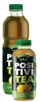 "Чай зеленый со вкусом лимона"_0,9 ПЭТ_PositiviTea(Позитивити) 1/6шт 35584