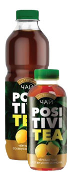 "Чай черный со вкусом лимона"_0,9 ПЭТ_PositiviTea(Позитивити) 1/6шт 4839