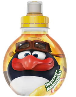 Смешарики "Персик - маракуйя" 0,35 ПЭТ б/а с соком (Пин) 1/12шт  35588