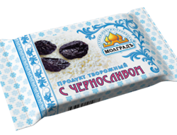Молград Творожный продукт с черносливом 180 гр /12 шт ЗАМ  36375
