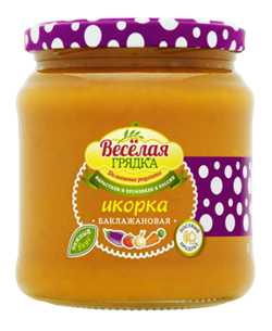 Веселая грядка Икорка Баклажановая 460гр ст/б 1/8шт 35971
