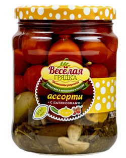 Веселая грядка Ассорти Помидорчики-Патиссончики 1000гр 35969