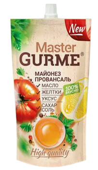 Майонез Master Gurme Провансаль 50,5% 350мл д/п 1/24шт 12706