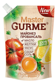 Майонез Master Gurme Провансаль 50,5% 700мл д/п 1/12шт 12707