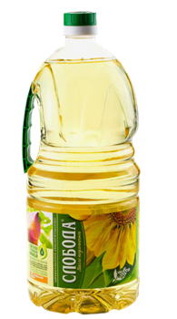 Масло подсолнечное Слобода раф.дез. в/с 2,7л. 1*6 11195