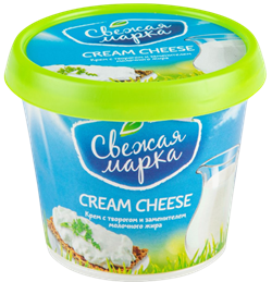 Cream Cheese Крем с творогом и з.м.ж. 65% "Свежая марка" 140г стаканчик 1/12 00-00016596