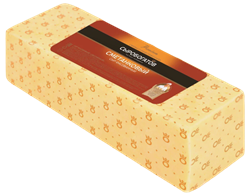 Сыр "Сметанковый"брус"  45% "Сыробогатов" 3,0-3,5кг полутв. SRW  00-00015549