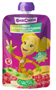 Пюре Фиксики 90гр Фруктово-Ягодное Ассорти (гуалапак) с 6мес 1/12 22888