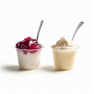 Йогурты ложковые, желе