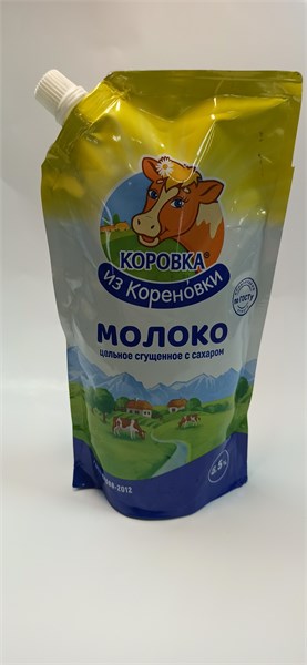 Молоко сгущ.цельн. м.д.ж 8,5% 650гр д/п Кореновск 1/12шт НФ-00000672 - фото 1094