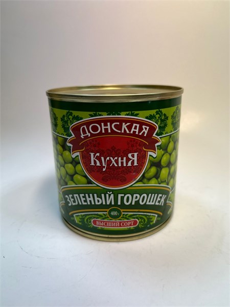 Горошек зеленый Донская Кухня 400гр ж/б 1/12 21295 - фото 1146