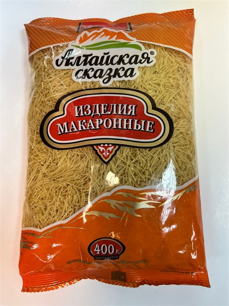 АС Макаронные изделия 400гр Паутинка в/с 1/20шт  21928 - фото 1199