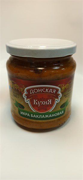 Икра из БАКЛАЖАН 500гр Донская Кухня ст/б 1/8шт  00000001244 - фото 1332