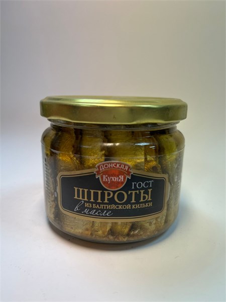 Шпроты из балтийской кильки в масле 270гр СТЕКЛО Донская Кухня 1/12шт 00000000568 - фото 1372