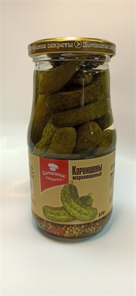 Корнишоны "Домашние секреты" 520г. "Гранд-Стар" 1/12 00-00001988 - фото 1480