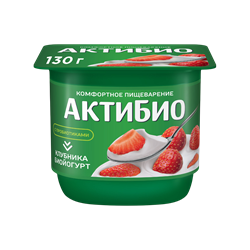 АКТИБИО ЙОГ 130 КЛУБНИКА 1/12ШТ 194595