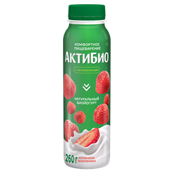 АКТИБИО ЙОГ ПИТ 260 КЛУБНИКА-ЗЕМЛЯНИКА 1/9ШТ 194691