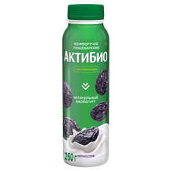 АКТИБИО ЙОГ ПИТ 260 ЧЕРНОСЛИВ 1/9ШТ 194700