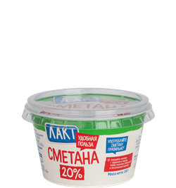 БМК "Сметана" 180гр 20% стакан 1/12шт 36119