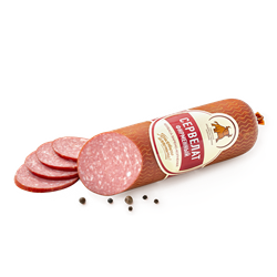 Сервелат Фирменный в/к 0,35 кг.шт. термоус.пак. ГСП201191