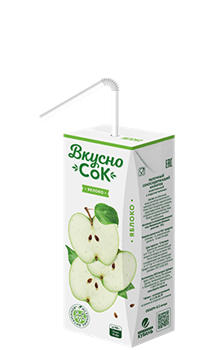 ВкусноСок 0,2л Яблоко 1/27шт  УТ-00003671