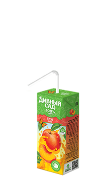 Дивный сад Нектар яблочно-персиковый 0,2 д/пит 1/27шт УТ-00023789