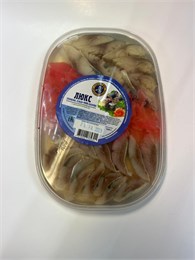 Ассорти Матье-Люкс (скумбрия ф/к, сельдь ф/к, имбирь в масле) 0,160 1/20 Оф105003
