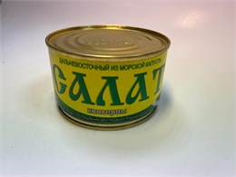 Салат дальневосточный из морской капусты 220гр СТО 1/48шт 21196