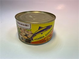 Сайра курильская  Коралл 0,25 СТО 1/48шт 21302
