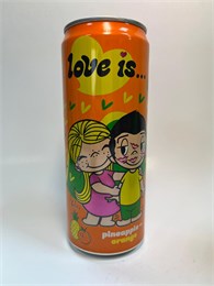 "Love is... Ананас-Апельсин", напиток газированный ж/б 330мл 1/12 21963