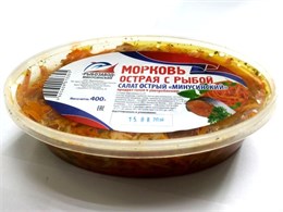 Морковь острая с рыбой 0,400гр  22029