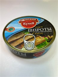 Шпроты из балтийской кильки в масле 160гр Донская Кухня 1/36шт  00000000284