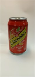 Напиток б/а газированный Schweppes CITRUS MIX 0,33 мл (24шт) 22387