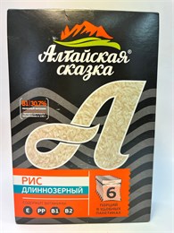 АС 400гр Рис длиннозерный шлифованный 1сорт 1/9шт  22602