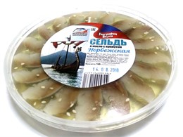 Сельдь ф/к "Норвежская" в масле с кунжутом 0,160гр 1/20шт 22645