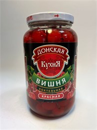 Компот Вишня коктельная в сиропе Донская Кухня 720 мл стекло 1/12шт  22701