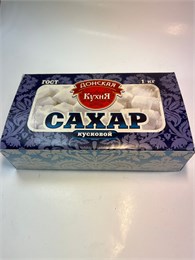 Сахар рафинад Донская Кухня 1кг ГОСТ 1/12шт 22779
