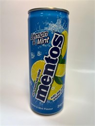 Напиток б/а не газ. 240 мл Mentos Lemon & Mint, ж/б 1/24шт 22790