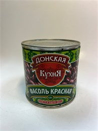 Фасоль красная Донская Кухня 420гр ж/б 1/12шт 00000000270
