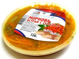 Морковь острая с сельдью 0,120гр  22965