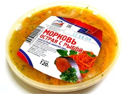 Морковь острая с рыбой 0,120гр  22980
